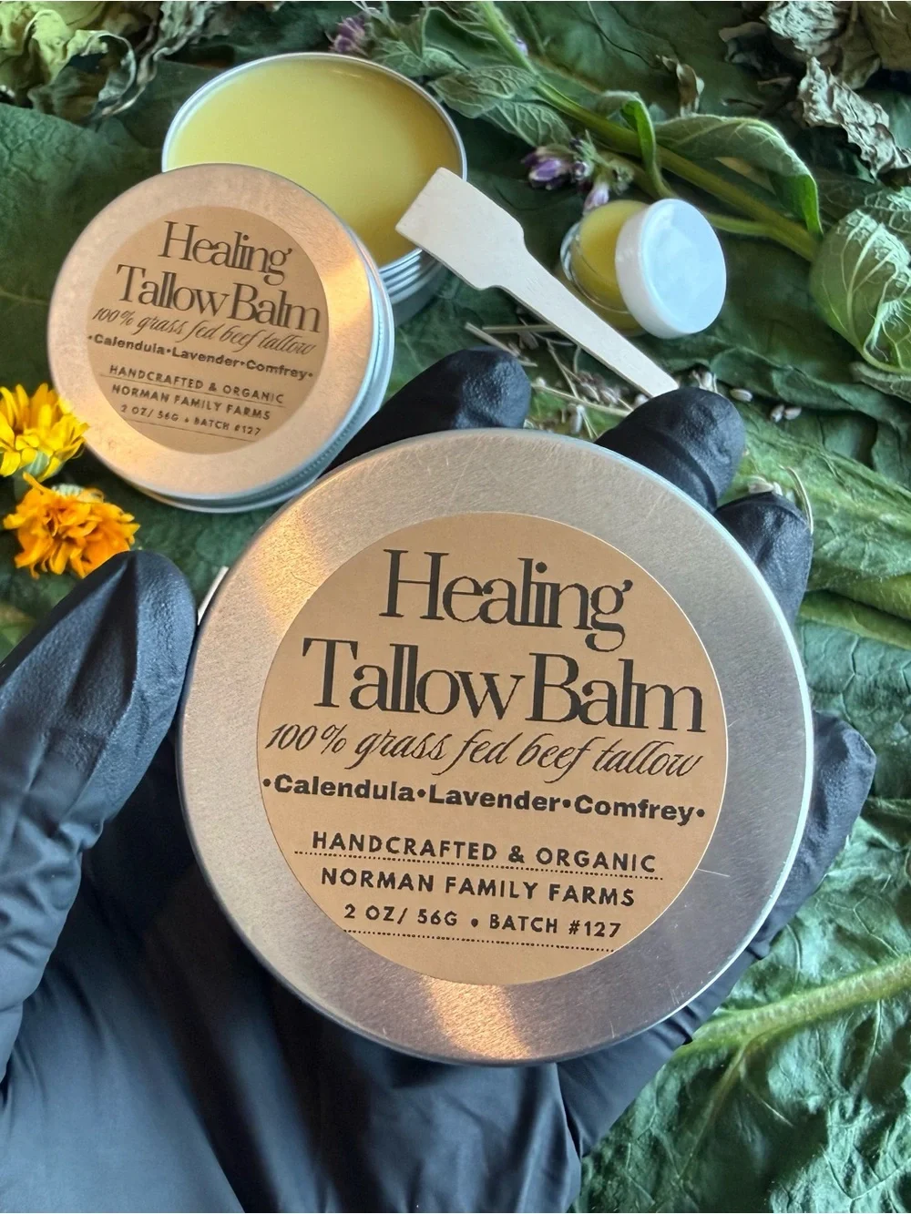 Tallow Balm - Nourishing Body Salve in Yellow